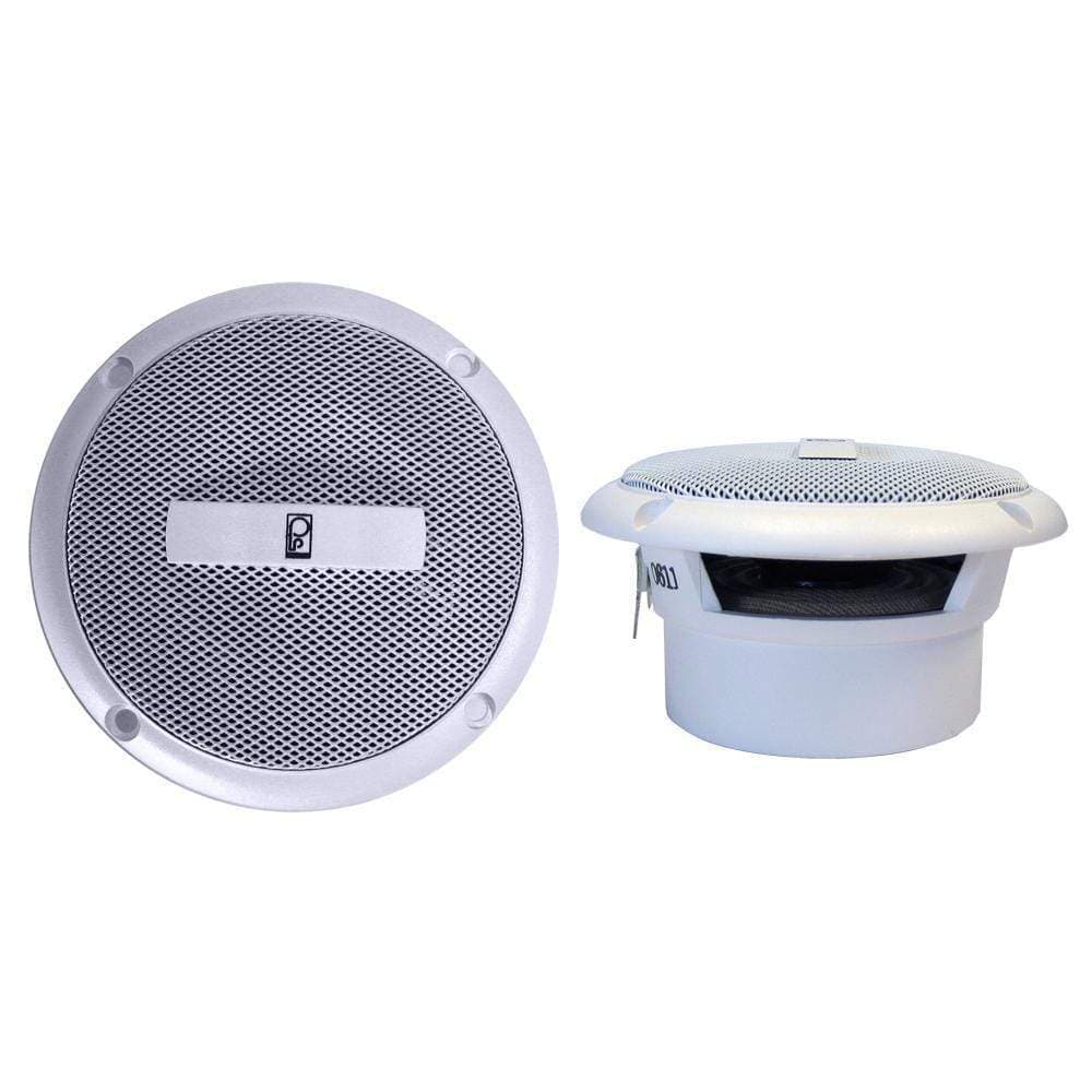 Polyplanar Qualifies for Free Shipping Poly-Planar 3" Round Flush-Mount Compnent Speakers Pr White #MA3013W