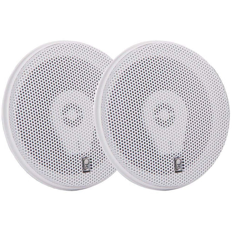 Polyplanar Qualifies for Free Shipping Poly-Planar 5" Titanium Series Speakers 3-Way Round White #MA8505W