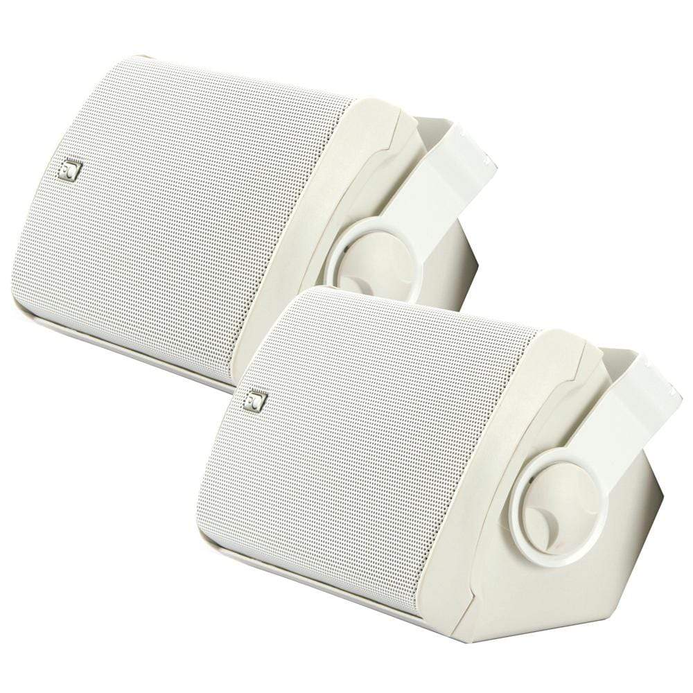 Polyplanar Qualifies for Free Shipping Poly-Planar Compact Box Speaker Pair White #MA7500W