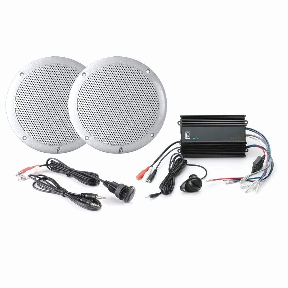 Polyplanar Qualifies for Free Shipping Poly-Planar MPS-KIT4-W MP3 Input/MA4055with ME-60 White #MP3-KIT4-W