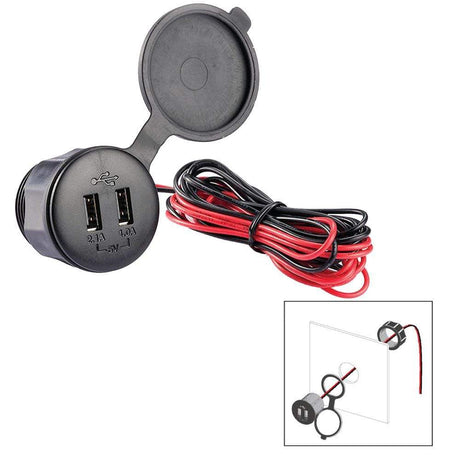 Polyplanar Qualifies for Free Shipping Poly-Planar USB-PM Panel Mount 12v USB Charge Port #USB-PM