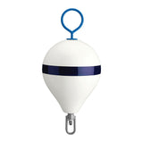 Polyform U.S. Qualifies for Free Shipping Polyform CM-2 CM-Series Mooring Buoy 13.5" x 18" White With SS Eye #CM-2-WHT-W/STR/SS