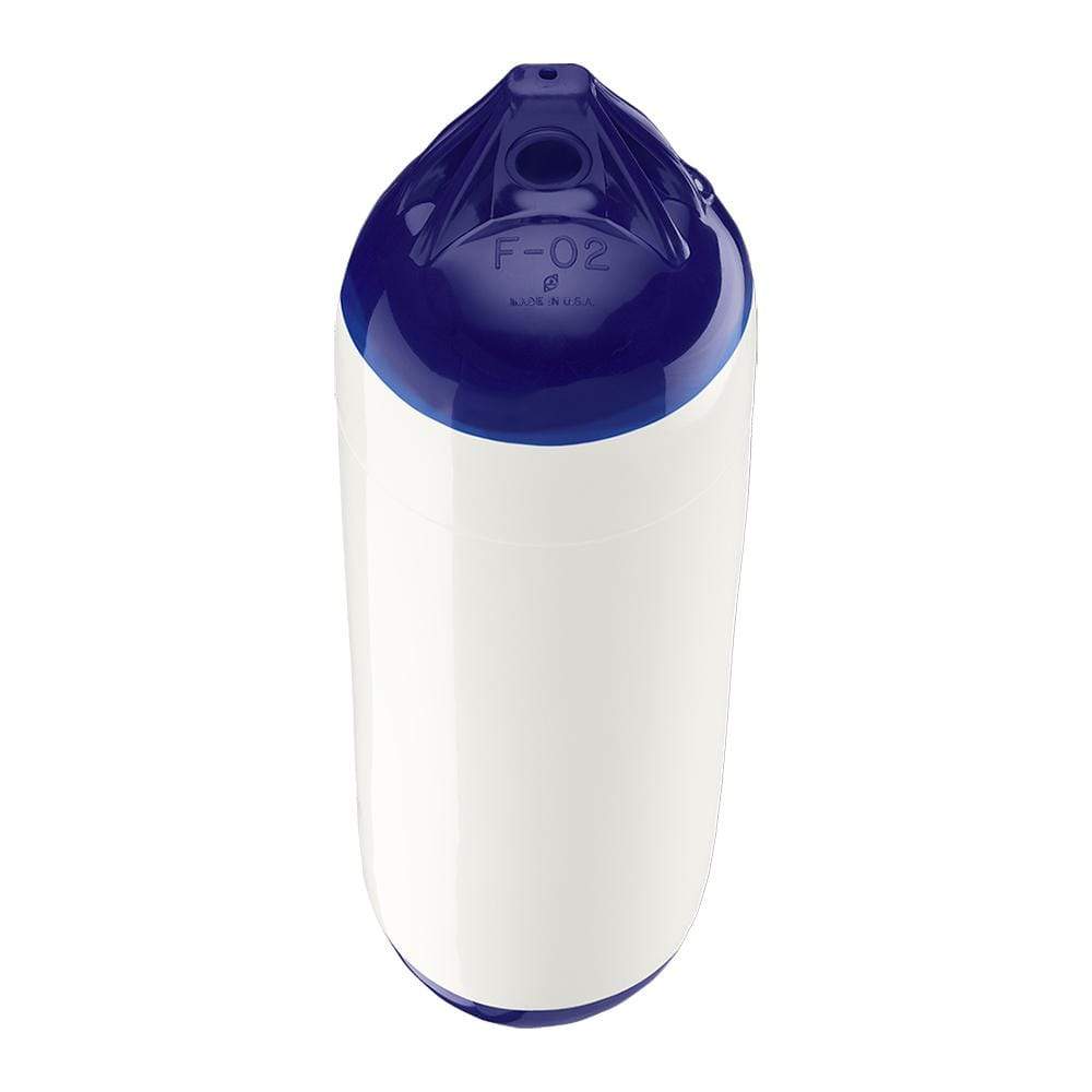 Polyform F-02 Twin Eye Fender 7.5" x 26" White #F-02-WHITE