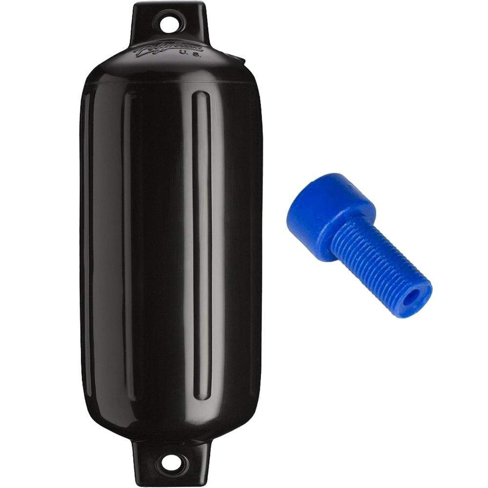 Polyform U.S. Qualifies for Free Shipping Polyform G-5 Twin Eye Fender 8.5" x 27" Black Air Adapter #G-5-BLACK