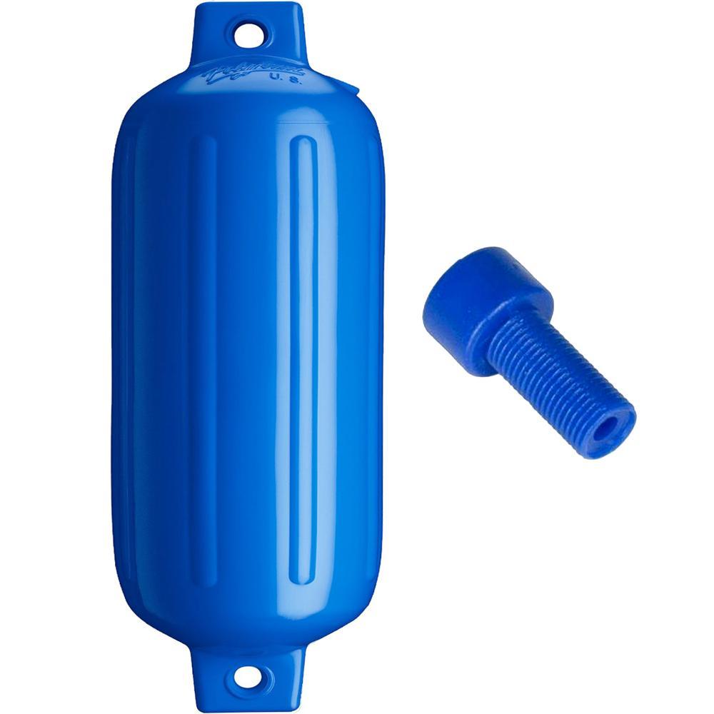 Polyform U.S. Qualifies for Free Shipping Polyform G-5 Twin Eye Fender 8.5" x 27" Blue with Air Adapter #G-5-BLUE