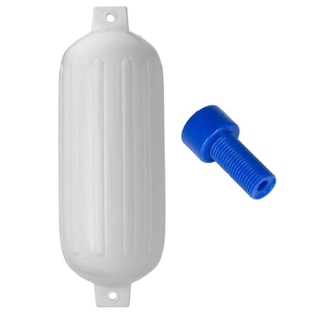 Polyform U.S. Qualifies for Free Shipping Polyform G-6 Twin Eye Fender 10.5" x 30" White w/Air Adapter #G-6-WHITE