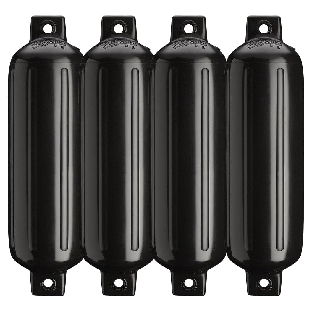 Polyform U.S. Qualifies for Free Shipping Polyform G4 6.5" x 22" Black Fenders 4-pk #G-4-B4PACK
