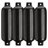 Polyform U.S. Qualifies for Free Shipping Polyform G4 6.5" x 22" Black Fenders 4-pk #G-4-B4PACK