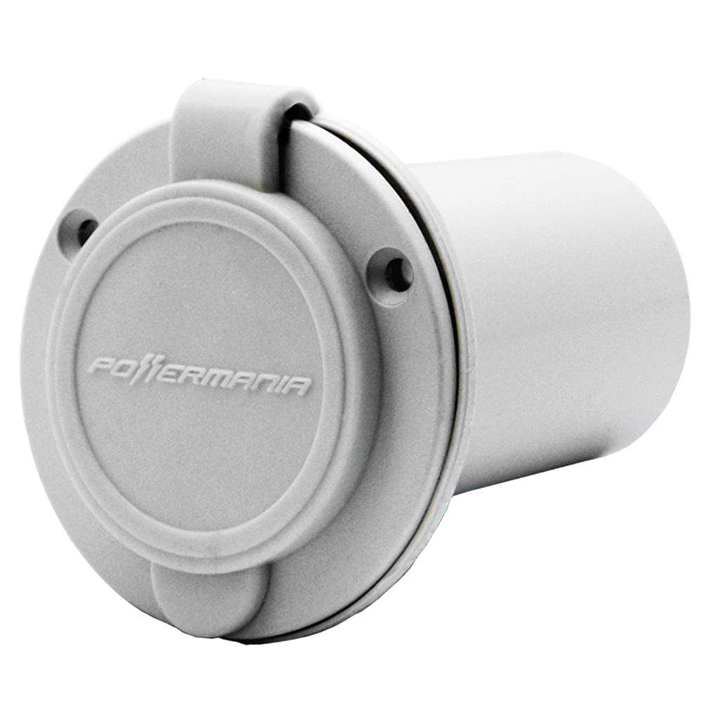 Powermania Qualifies for Free Shipping Powermania AC Plug Port White #10502