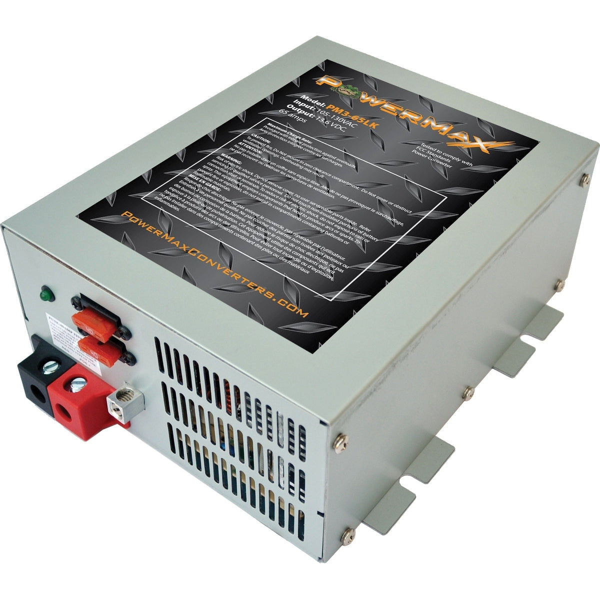 PowerMax Qualifies for Free Shipping PowerMax 65a 12v Power Converter with Smart #PM3-65LK