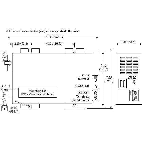 PowerMax Qualifies for Free Shipping PowerMax 75a 12v 3-Stage Smart Charger #PM3-75LK