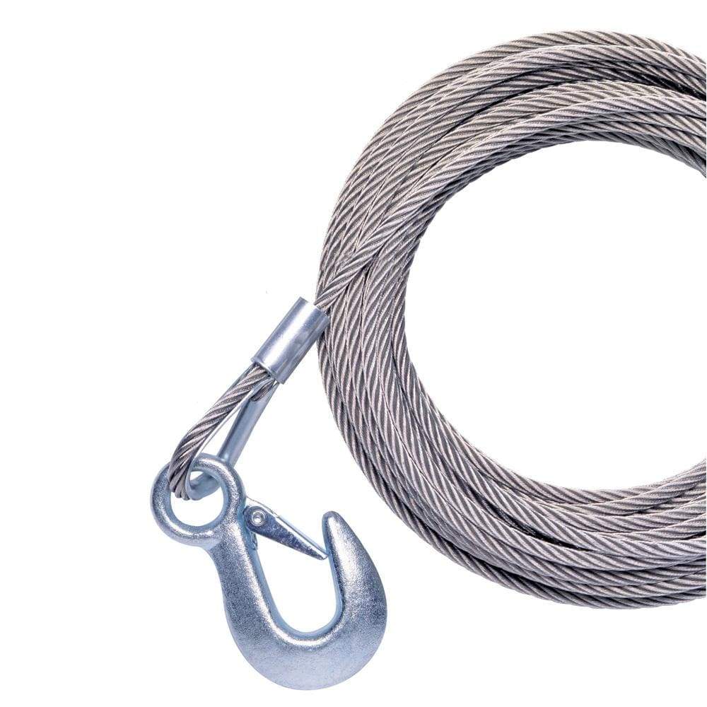Powerwinch Qualifies for Free Shipping Powerwinch 7/32" x 40' Galvanized Cable with Hook #P7188800AJ