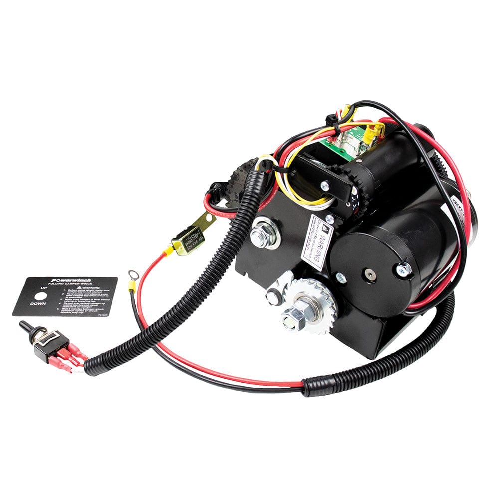 Powerwinch Qualifies for Free Shipping Powerwinch Folding & Pop-Up Camper Winch with 1200 Pound #P92001