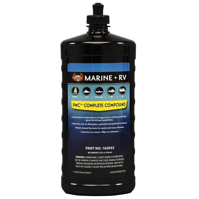 Presta Qualifies for Free Shipping Presta PMC Complete Compound 32 oz #163032
