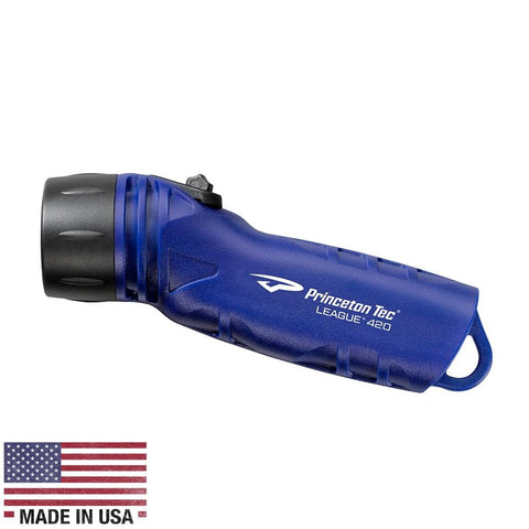 Princeton Tec Qualifies for Free Shipping Princeton Tec League LED Flashlight Blue #LG4-BL