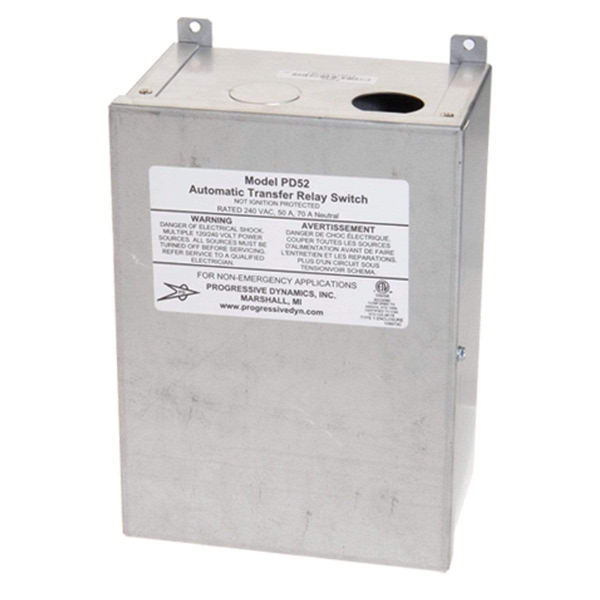 Progressive Dynamics Qualifies for Free Shipping Progressive Dynamics 50a Auto Transfer Switch #PD52V