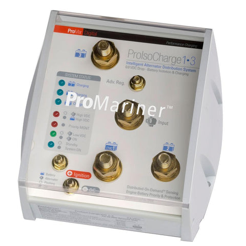 ProMariner Qualifies for Free Shipping ProMariner ProIsoCharge Battery Isolator 120a 1-Alt 3-Bat 12v #23124