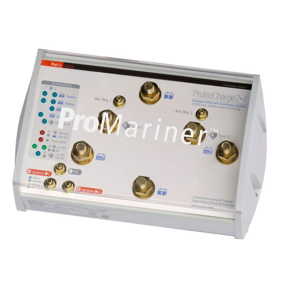 ProMariner Qualifies for Free Shipping ProMariner ProIsoCharge Battery Isolator 130a 2-Alt 4-Bat 12v #23127