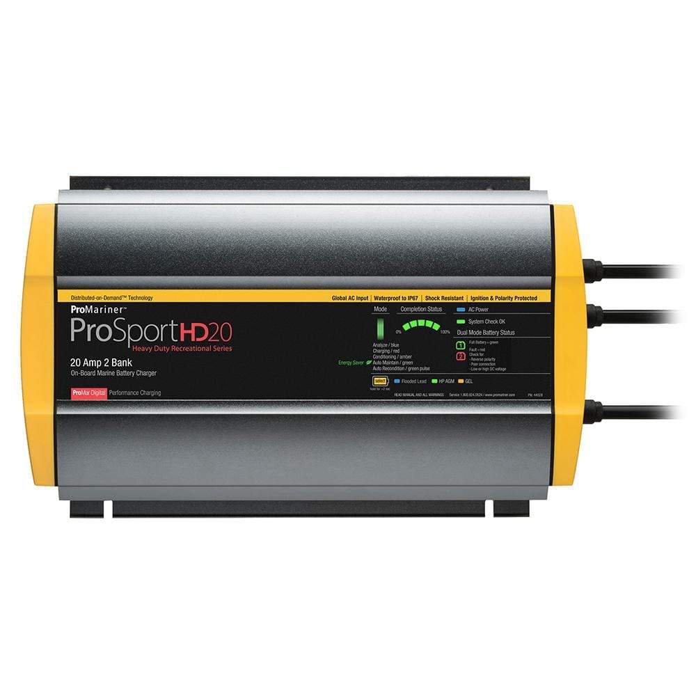 ProMariner Qualifies for Free Shipping ProMariner ProSport HD 20 PFC Gen 4 20a 2-Bank Battery #44028