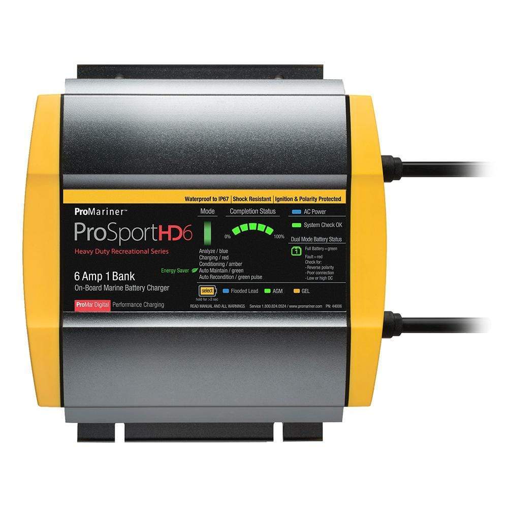 ProMariner Qualifies for Free Shipping ProMariner ProSport HD 6 Gen 4 6a 1-Bank Battery Charger #44006