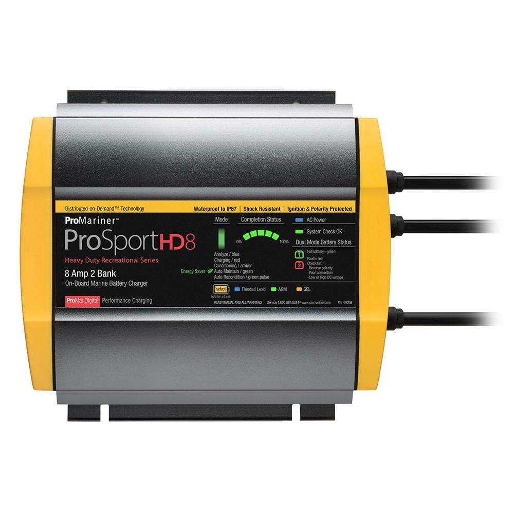 ProMariner ProSport HD 8 Gen 4 8a 2-Bank Battery Charger #44008