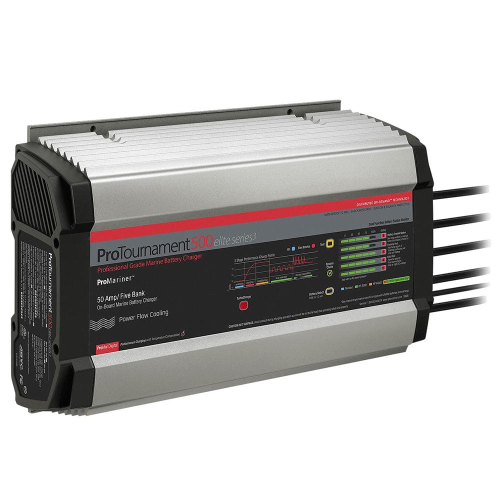 ProMariner Qualifies for Free Shipping Promariner Protournament Elite 500 5-Bank Battery Charger #53505