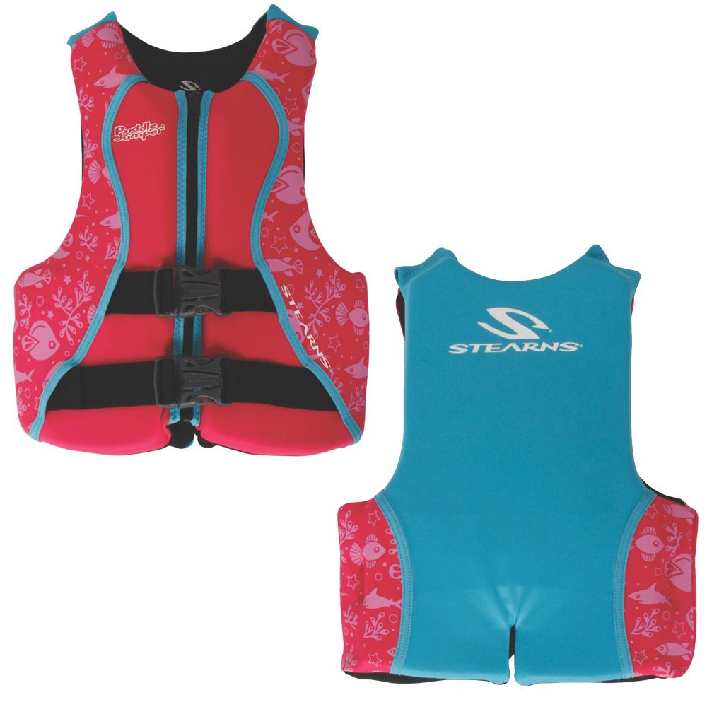 Stearns Qualifies for Free Shipping Puddle Jumper Youth Hydroprene Life Vest Pink #2000038314