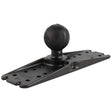 Ram Mounts Qualifies for Free Shipping RAM 11" x 3" Universal Electronics Base 2.25" Ball #RAM-D-111BU