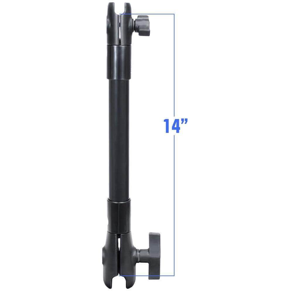 Ram Mounts Qualifies for Free Shipping RAM 14" Long Ext Pole w/1" & 1.5" Single Open Socket #RAP-CB-201-14U