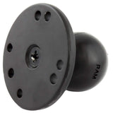 RAM 2.5" Round Base w/0.31-18 Female Thread 1.5 Ball #RAM-202U-MT1