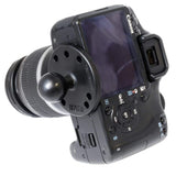 RAM 2.5 Round Base with 1 Ball and 1/4-20 Male Post #RAM-B-202AU