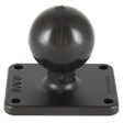Ram Mounts Qualifies for Free Shipping RAM 2" x 2.5" Rectangle Base with 1.5" Ball #RAM-202U-225