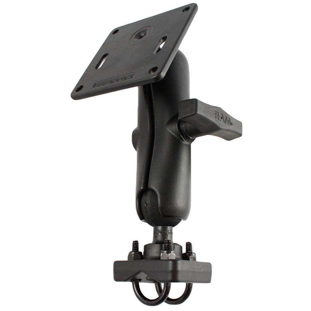 Ram Mounts Qualifies for Free Shipping RAM 3.625" Square Base with Double U-Bolt Mount #RAM-334-1U
