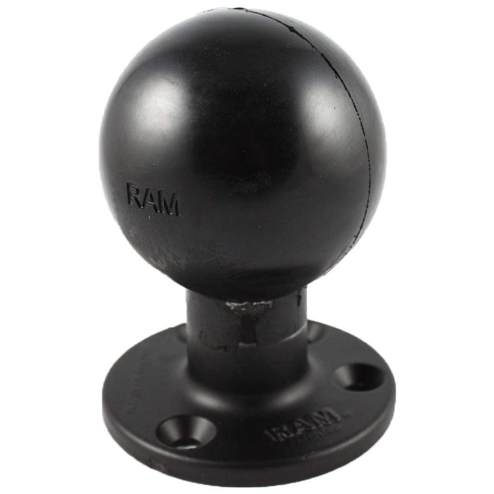Ram Mounts Qualifies for Free Shipping RAM 3.68 Round Base with 3.38 E Size Ball #RAM-E-202U