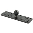 Ram Mounts Qualifies for Free Shipping RAM 6.25" x 2" Rectangle Base with 1" Ball #RAM-B-111BU