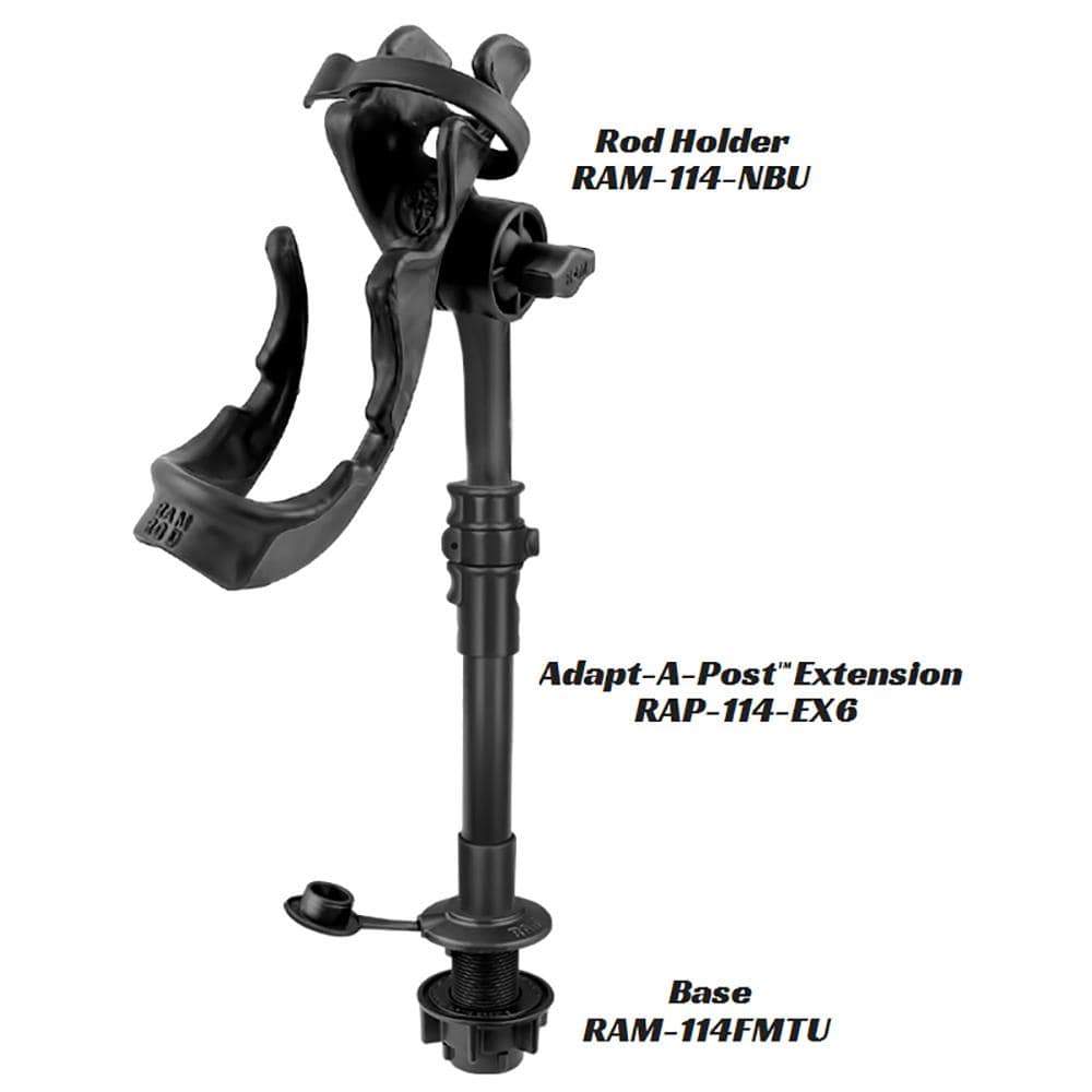 Ram Mounts Qualifies for Free Shipping RAM Adapt-A-Post 6" Extension Pole #RAP-114-EX6