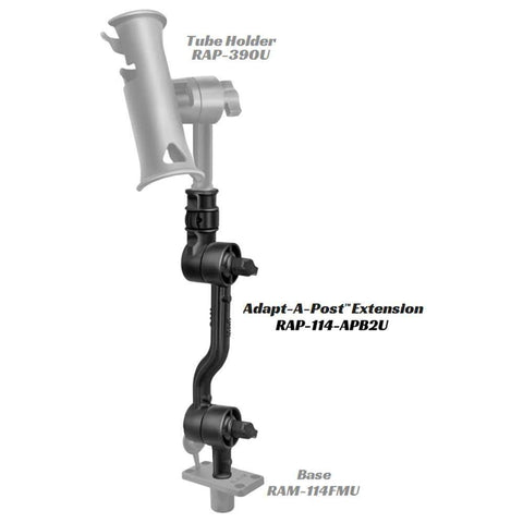 RAM Adjustable Adapt-A-Post 13.5" Extension #RAP-114-APB2U