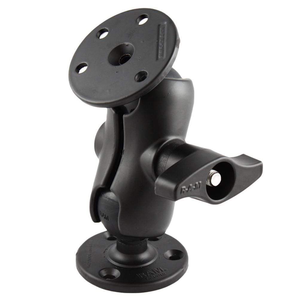 Ram Mounts Qualifies for Free Shipping RAM D Size Double Socket Arm with 2 Round Bases #RAM-D-101U-C