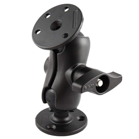Ram Mounts Qualifies for Free Shipping RAM D Size Double Socket Arm with 2 Round Bases #RAM-D-101U-C