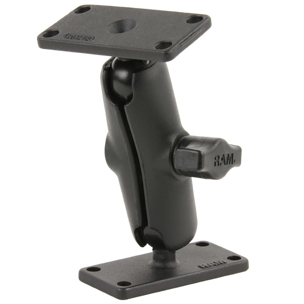 RAM Double Ball Mount Two 1.5" x 3" Plates #RAM-B-102U-153