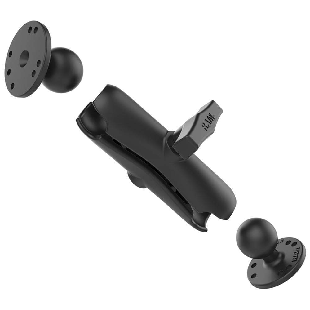 RAM Double Socket Arm 2-2.5" Round Bases 1.5" Ball #RAM-101U