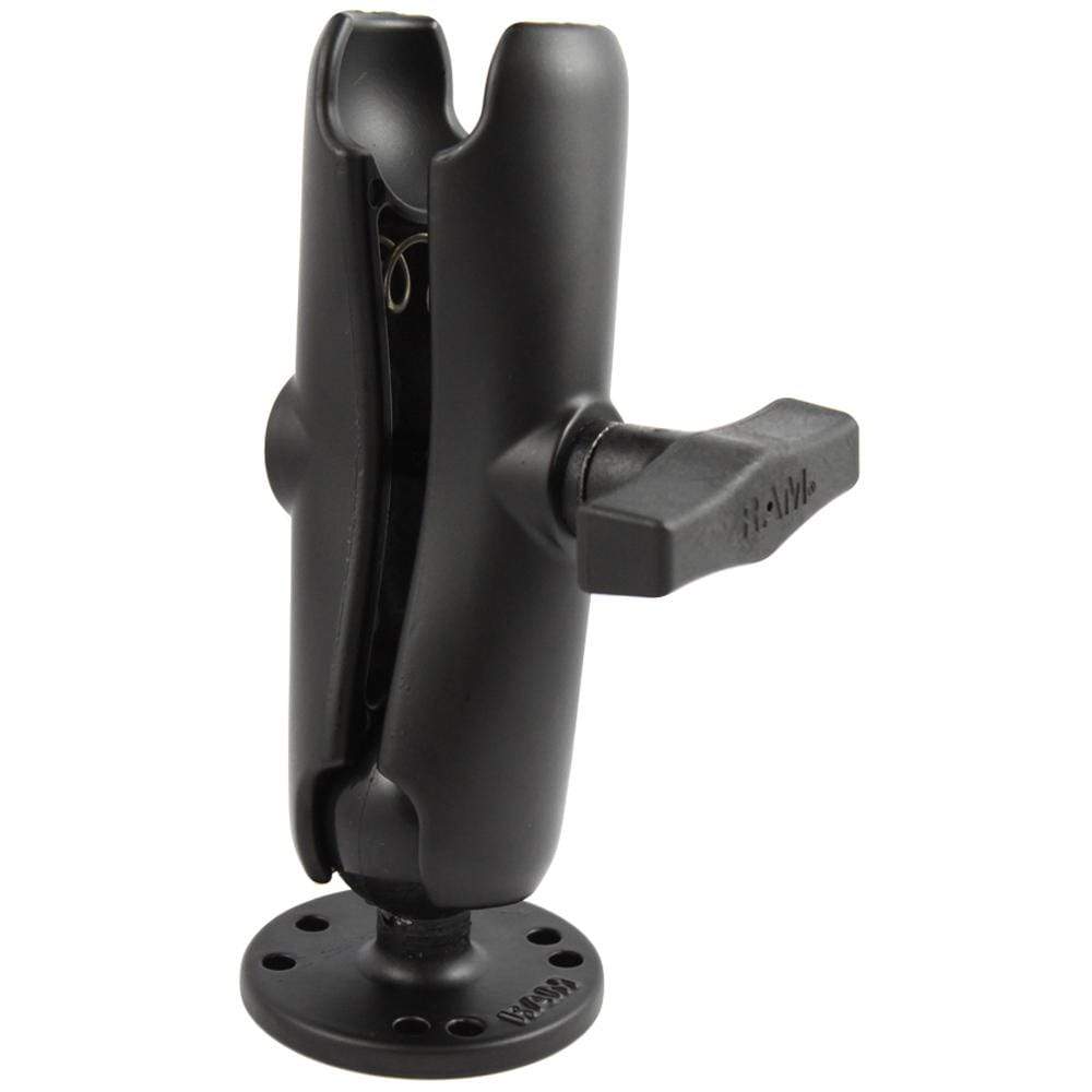 Ram Mounts Qualifies for Free Shipping RAM Double Socket Arm with 2.5" Round Base 1.5" Ball #RAM-103U
