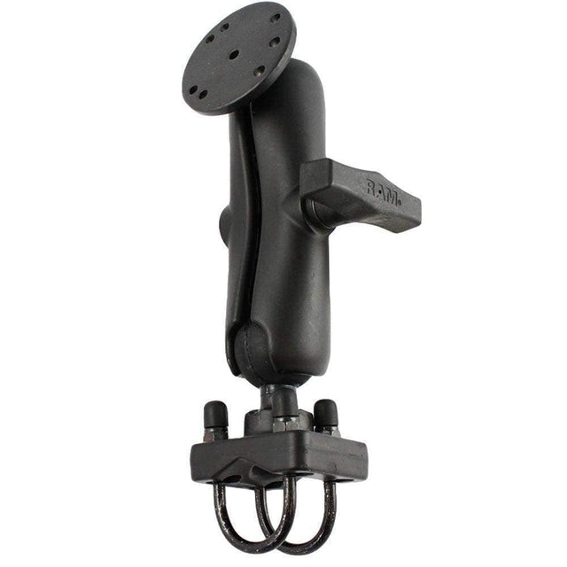 Ram Mounts Qualifies for Free Shipping RAM Double U-Bolt Rail Mount with Round Base #RAM-101U-235