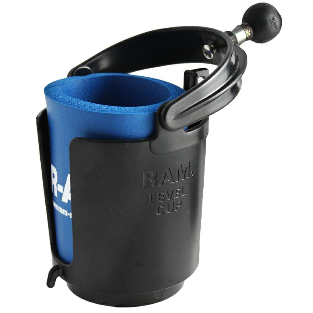 Ram Mounts Qualifies for Free Shipping RAM Drink Cup Holder with 1" Ball #RAM-B-132BU