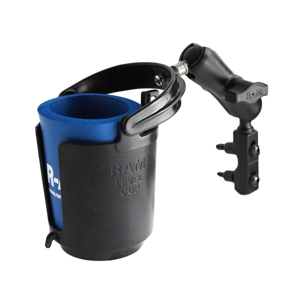 Ram Mounts Qualifies for Free Shipping RAM Drink Cup Holder with Goldwing U-Bolt Mount #RAM-B-174-132