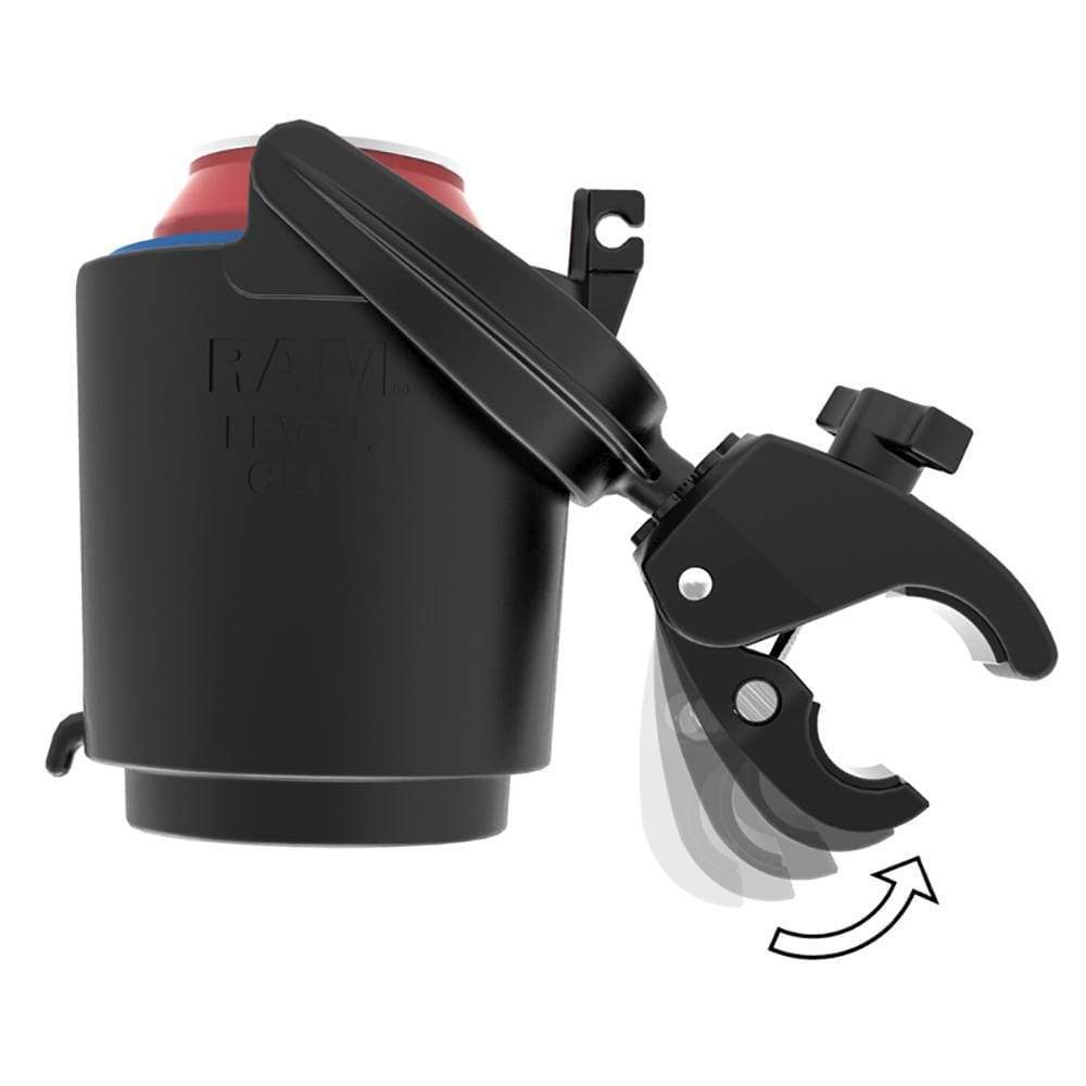 Ram Mounts Qualifies for Free Shipping RAM Drink Cup Holder with Tough Claw #RAM-B-132-400U