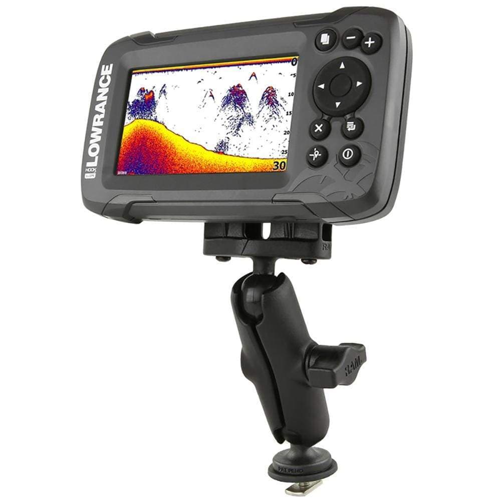 Ram Mounts Qualifies for Free Shipping RAM Fishfinder Mount for Lowrance HOOK2 1" Track #RAM-B-LO12-354-TRA1