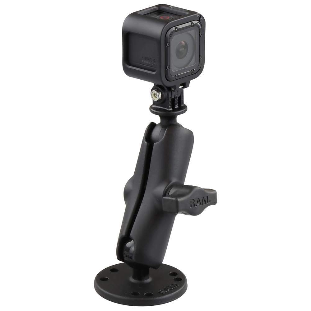 Ram Mounts Qualifies for Free Shipping RAM Flat Surface 1" Ball Mount w/ Gopro Adapter #RAM-B-138-GOP1U