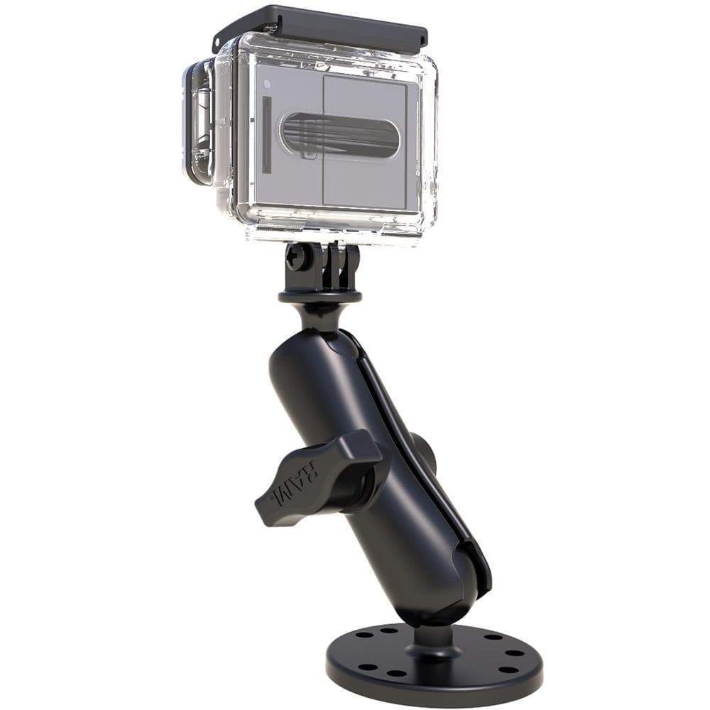 Ram Mounts Qualifies for Free Shipping RAM Flat Surface 1" Ball Mount w/ Gopro Adapter #RAM-B-138-GOP1U
