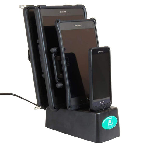 RAM GDS 4 Port Desktop Dock Plug for 110v Outlet #RAM-GDS-DOCK-4G1PU